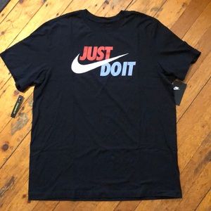 New Men’s Black Nike Tee